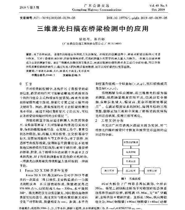 三维激光扫描在桥梁检测中的应用