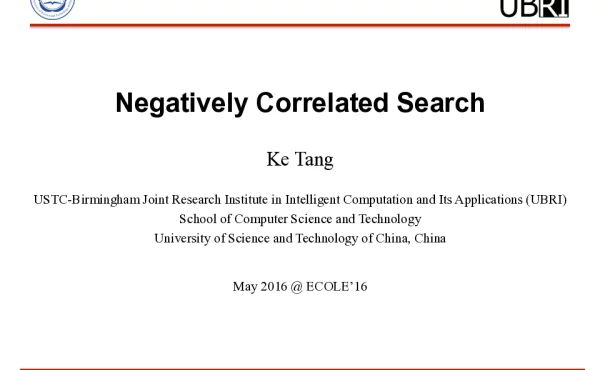 NegativelyCorrelatedSearch