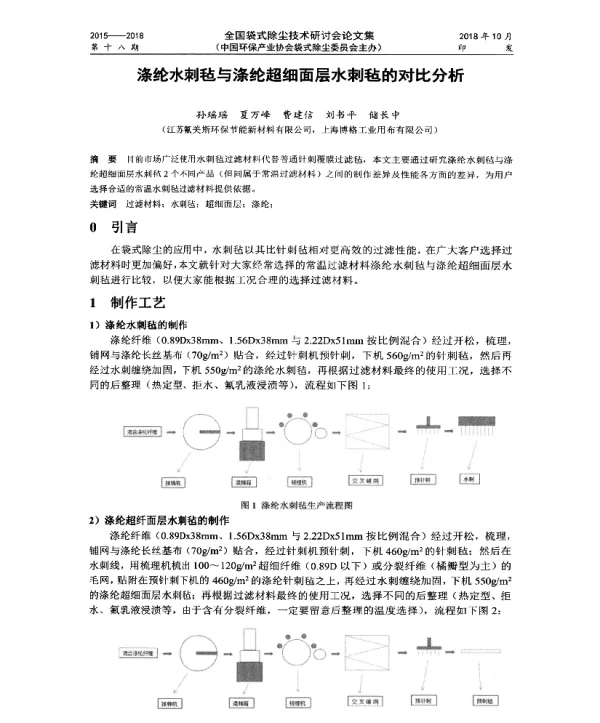 涤纶水刺毡与涤纶超细面层水刺毡的对比分析