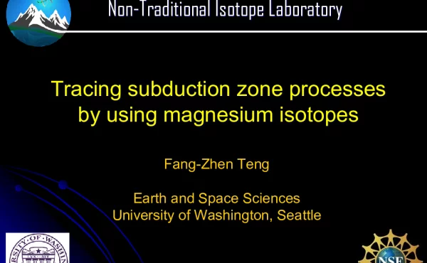 Tracingsubductionzoneprocessesbyusingmagnesiumisotopes
