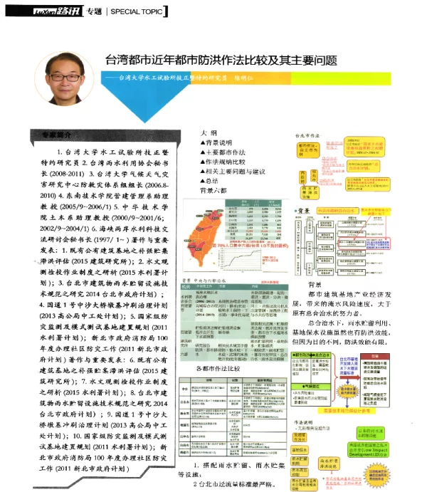 台湾都市近年都市防洪作法比较及其主要问题