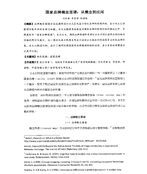 国家1品牌概念图谱从概念到应用