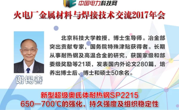 新型超级奥氏体耐热钢SP2215650-700℃的强化持久强度及组织稳定性