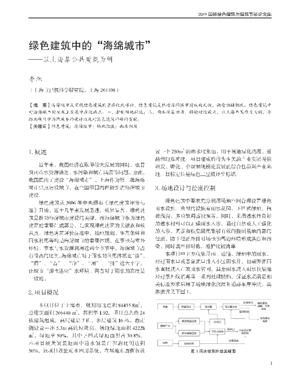 绿色建筑中的海绵城市--以上海某公共建筑为例