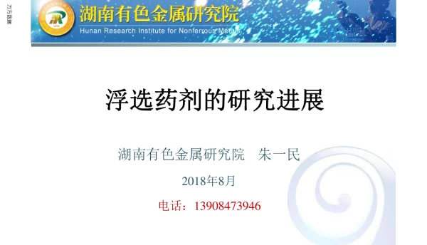 浮选药剂的研究进展