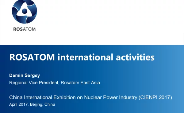 ROSATOMinternationalactivities