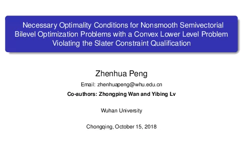 NecessaryOptimalityConditionsforNonsmoothSemivectorialBilevelOptimizationProblemswithaConvexLowerLevelProblemViolatingtheSlaterConstraintQualification