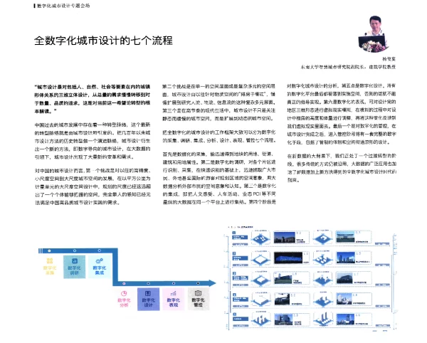 全数字化城市设计的七个流程
