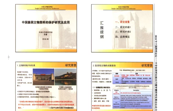 中国脆弱文物照明的保护研究及应用