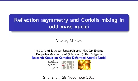 ReflectionasymmetryandCoriolismixinginodd-massnuclei