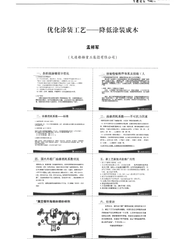 优化涂装工艺--降低涂装成本