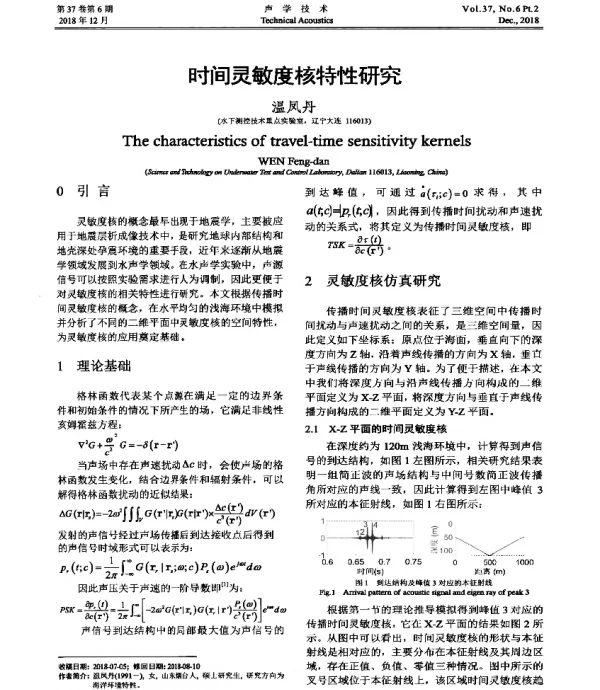 时间灵敏度核特性研究