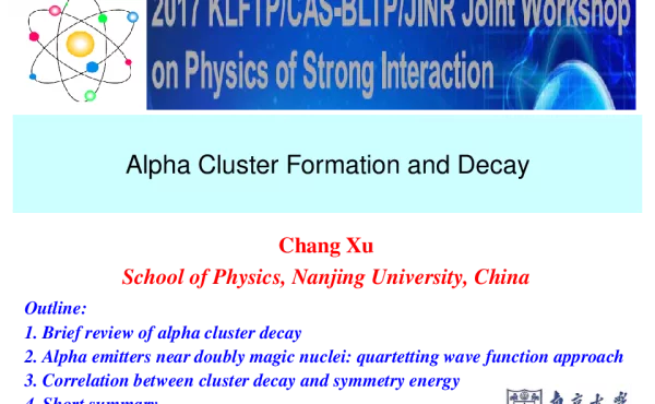 AlphaClusterFormationandDecay