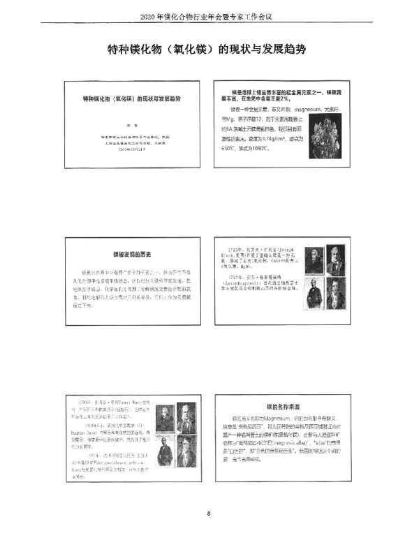 特种镁化物(氧化镁)的现状与发展趋势