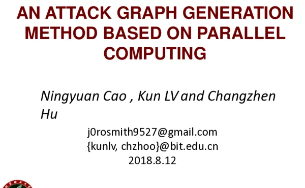 ANATTACKGRAPHGENERATIONMETHODBASEDONPARALLELCOMPUTING