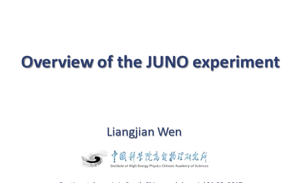 OverviewoftheJUNOexperiment