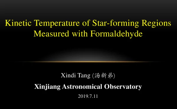 KineticTemperatureofStar-formingRegionsMeasuredwithFormaldehyde