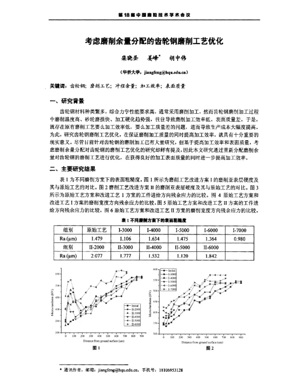 考虑磨削余量分配的齿轮钢磨削工艺优化