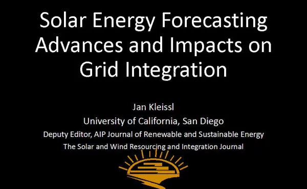 SolarEnergyForecastingAdvancesandImpactsonGridIntegration