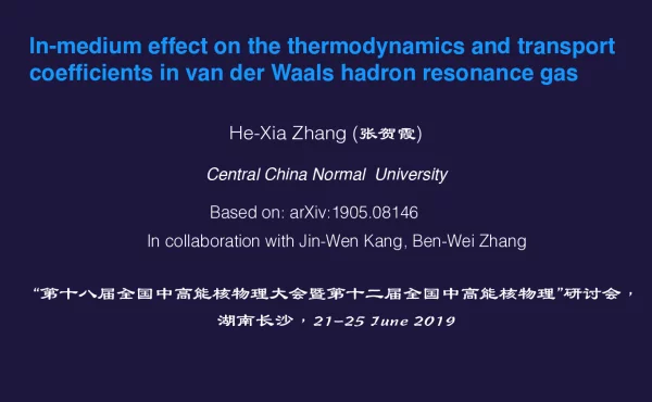 In-mediumeffectonthethermodynamicsandtransportcoefficientsinvanderWaalshadronresonancegas