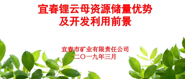 宜春锂云母资源储量优势及开发利用前景