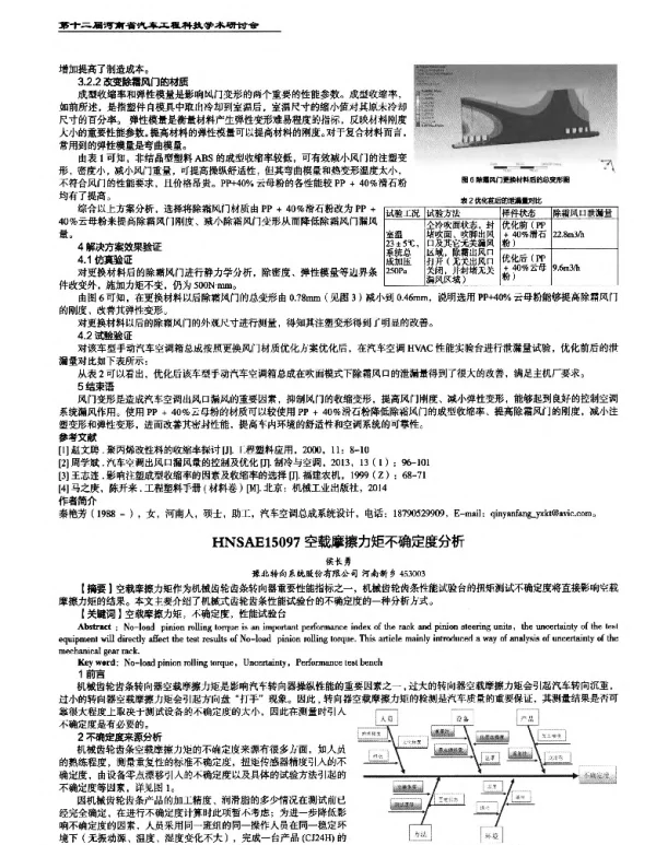 空载摩擦力矩不确定度分析