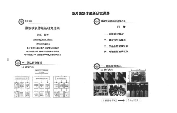微波铁氧体最新研究进展