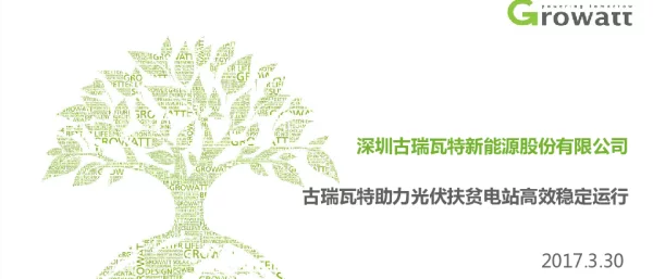 古瑞瓦特助力光伏扶贫电站高效稳定运行