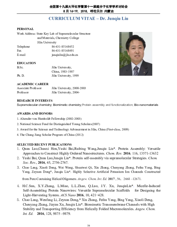ProteinSelf-AssemblyANewPlatformtoDevelopBiomimeticSystem