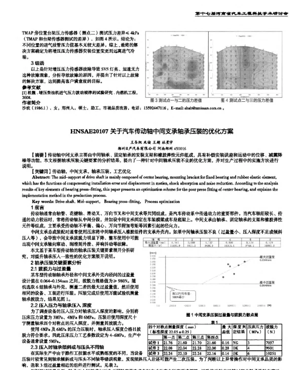 关于汽车传动轴中间支承轴承压装的优化方案
