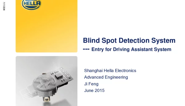 BlindSpotDetectionSystem--EntryforDrivingAssistantSystem