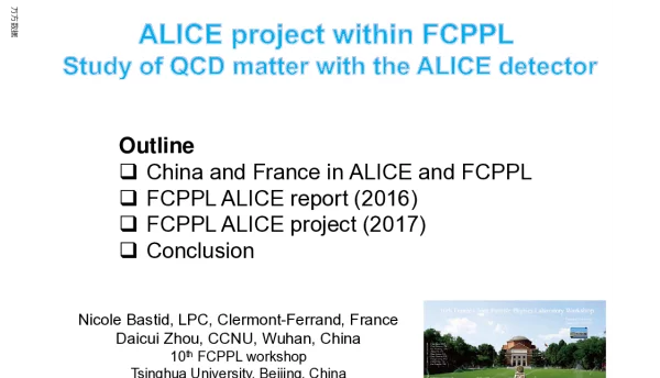 ALICEprojectwithinFCPPLStudyofQCDmatterwiththeALICEdetector