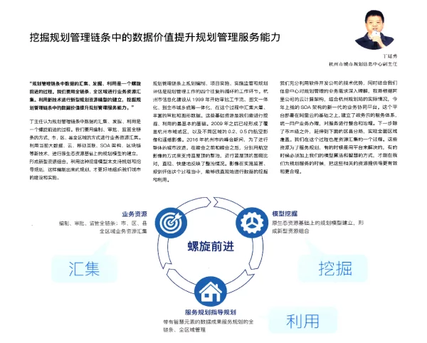 挖掘规划管理链条中的数据价值提升规划管理服务能力