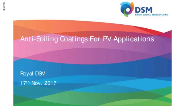 Anti-SoilingCoatingsForPVApplications