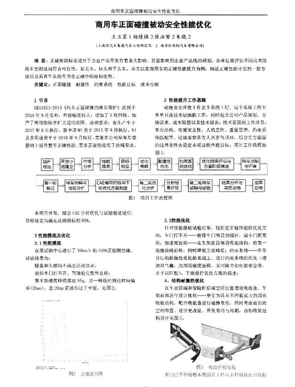 商用车正面碰撞被动安全性能优化