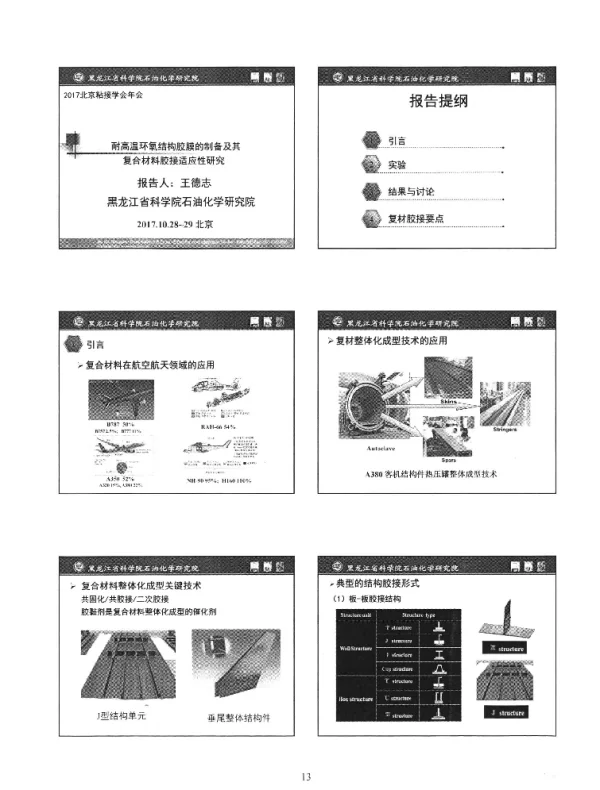 耐高温环氧结构胶膜的制备及其复合材料胶接适应性研究