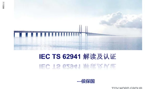 IECTS62941解读及认证