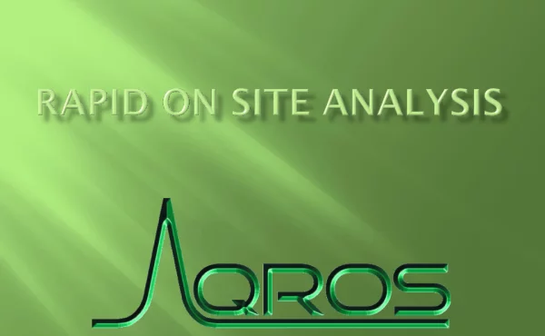 RAPIDONSITEANALYSIS