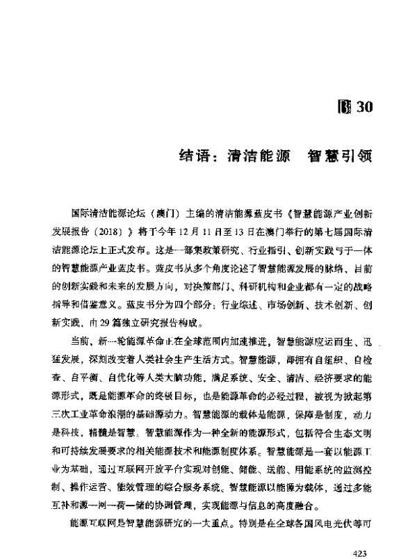 结语清洁能源智慧引领