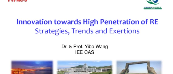InnovationtowardsHighPenetrationofREStrategiesTrendsandExertions
