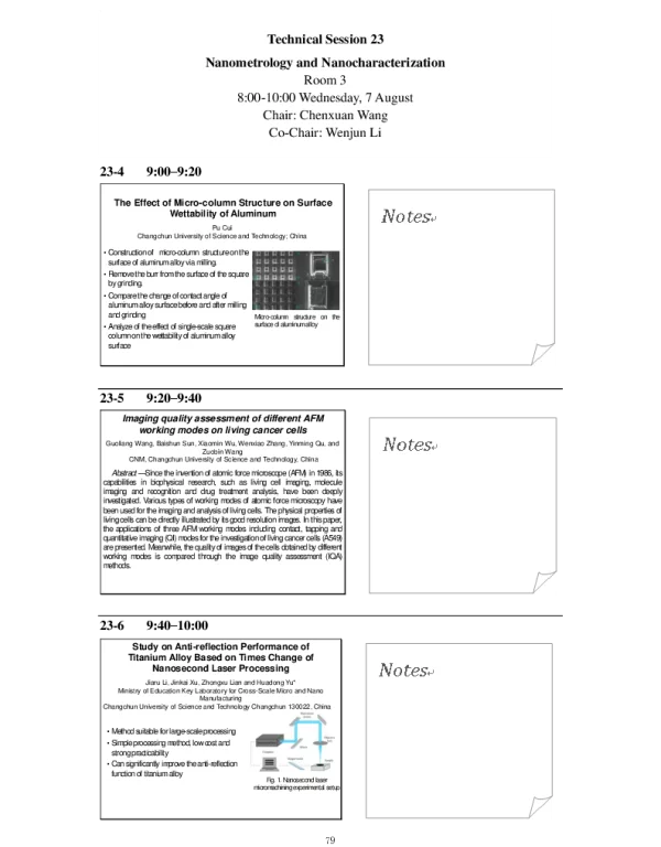 TheEffectofMicro-columnStructureonSurfaceWettabilityofAluminum
