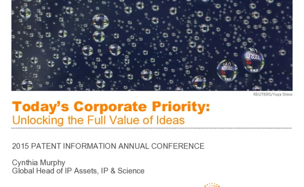 TodaysCorporatePriorityUnlockingtheFullValueofIdeas