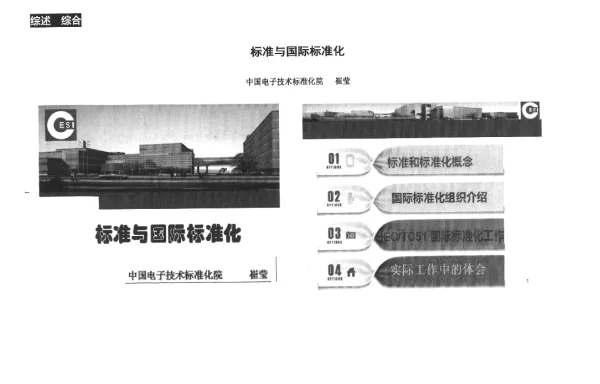 标准与国际标准化