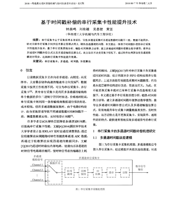 基于时间戳补偿的串行采集卡性能提升技术