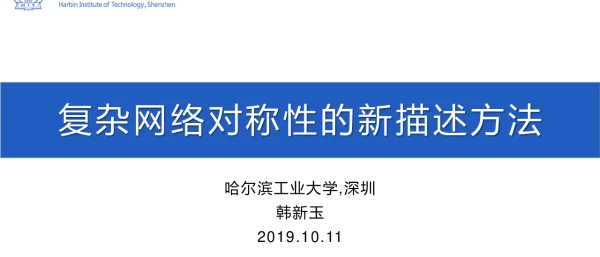 复杂网络对称性的新描述方法