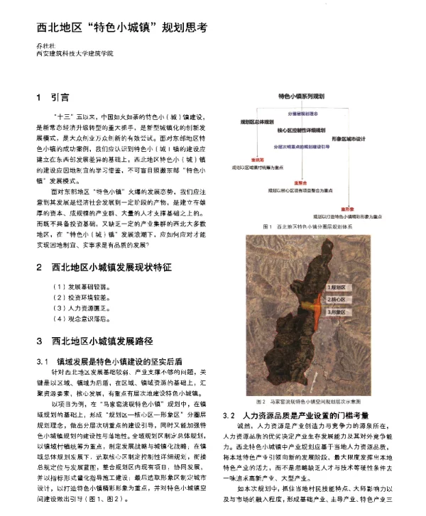 西北地区特色小城镇规划思考