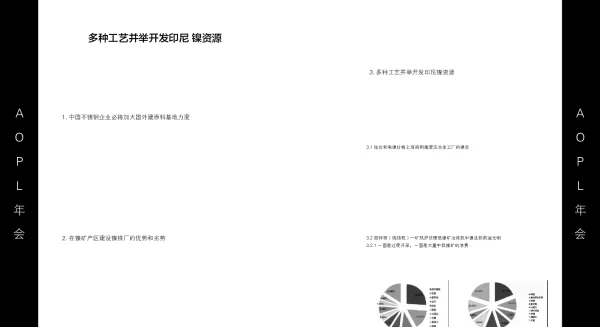 多种工艺并举开发印尼镍资源