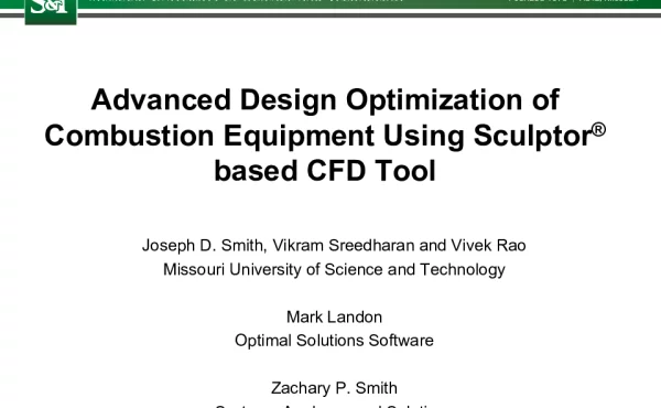 AdvancedDesignOptimizationofCombustionEquipmentUsingSculptor(R)basedCFDTool
