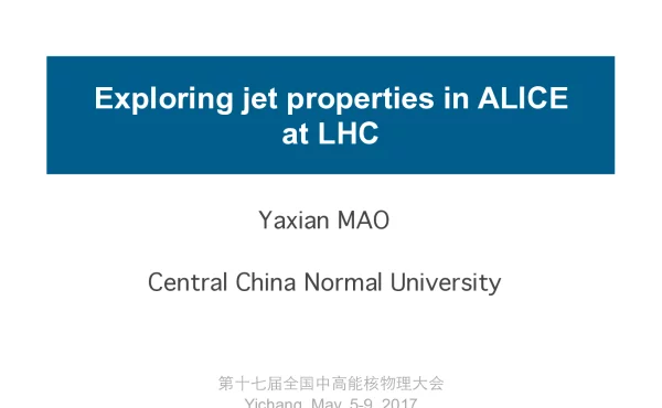 ExploringjetpropertiesinALICEatLHC