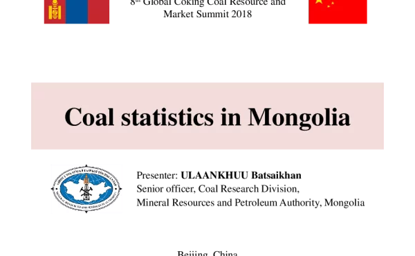 CoalstatisticsinMongolia